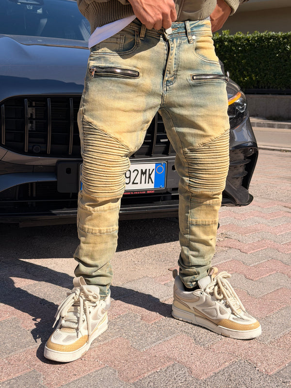 BIKER SABBIATO WASH EM8951