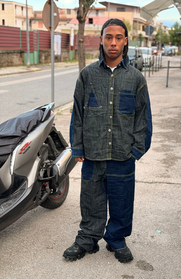 COORDSET DENIM “LANG”