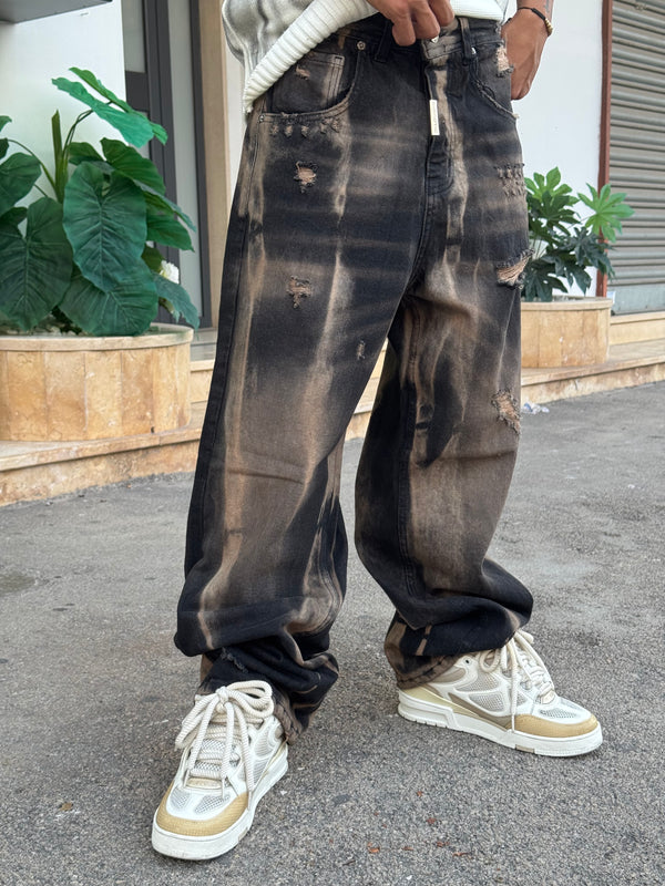 BAGGY CNT MMT BLACK SABBIATO