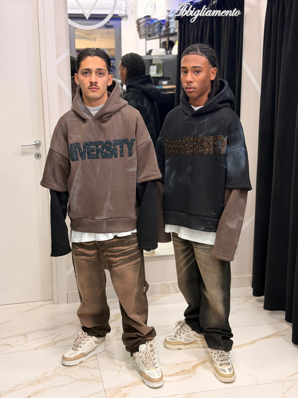 HOODIE “UNIVERSITY PERLA”