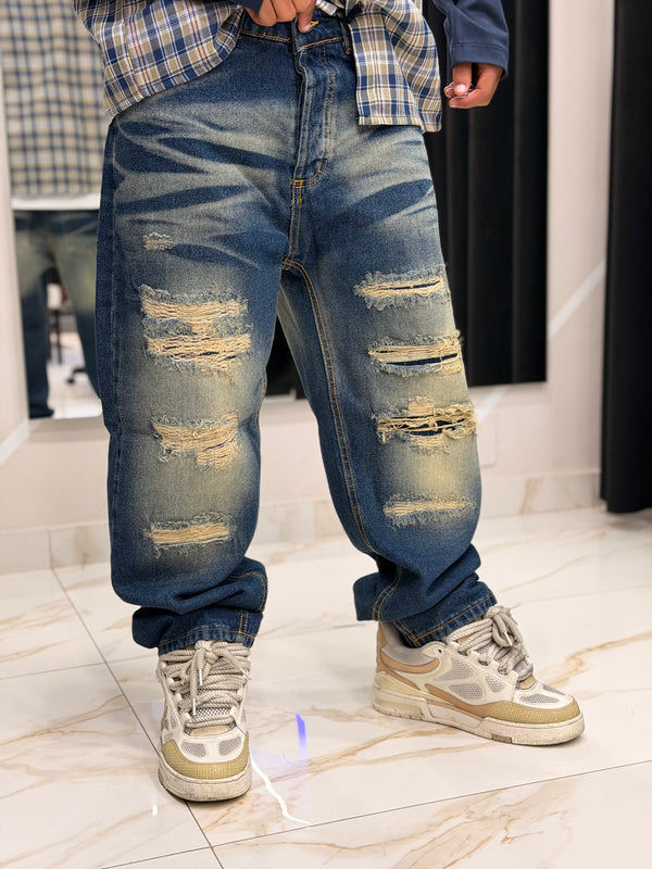 BAGGY BULL BUNKER SABBIATO