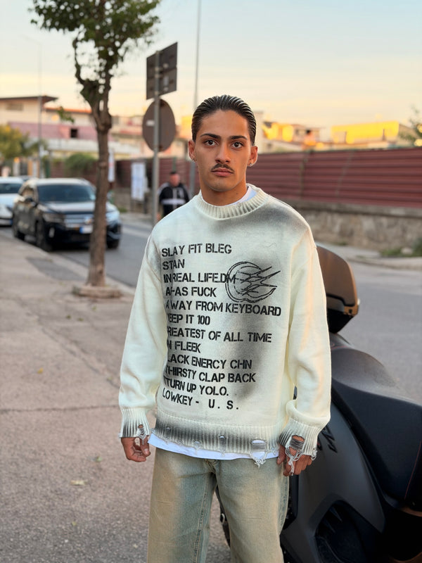 PULLOVER WASH “SCRIPTURE”