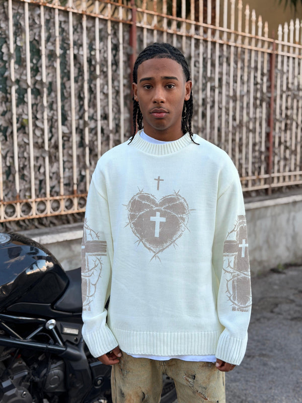 PULLOVER “CUORE SACRO”