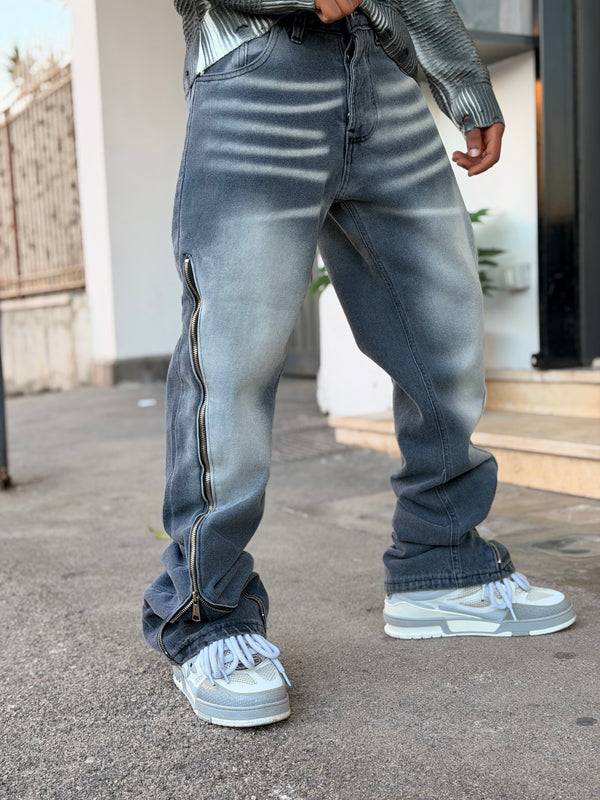FLARE ZIP GREY