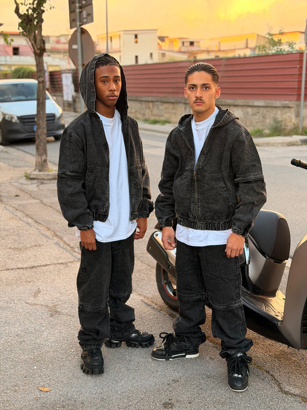 COORDSET DENIM BLACK “MONTECARLO”